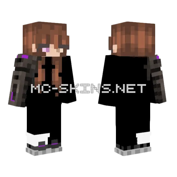 Sock Base G Non Ruined Minecraft skin, front and back
