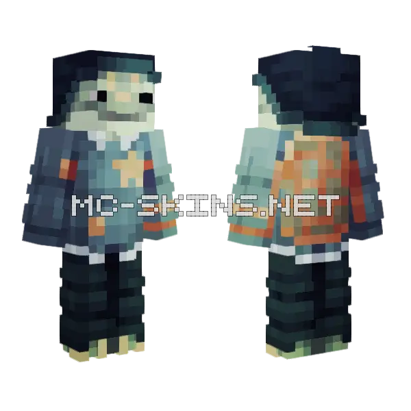 Softshell SFA 5 Minecraft skin, front and back