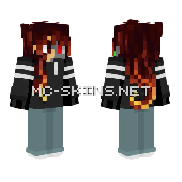 Solar Skin Minecraft skin, front and back