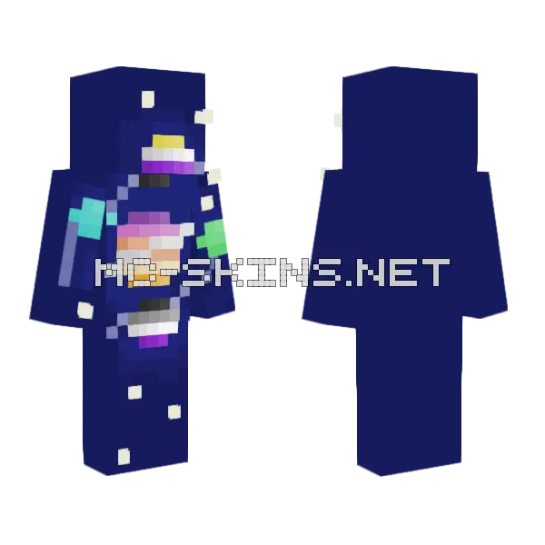 Solar Systems Le Minecraft skin, front and back