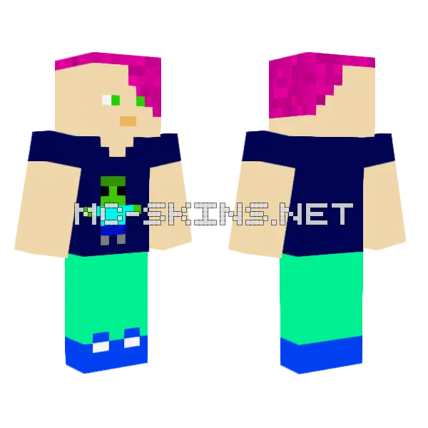 Solareclipse Skin Minecraft skin, front and back