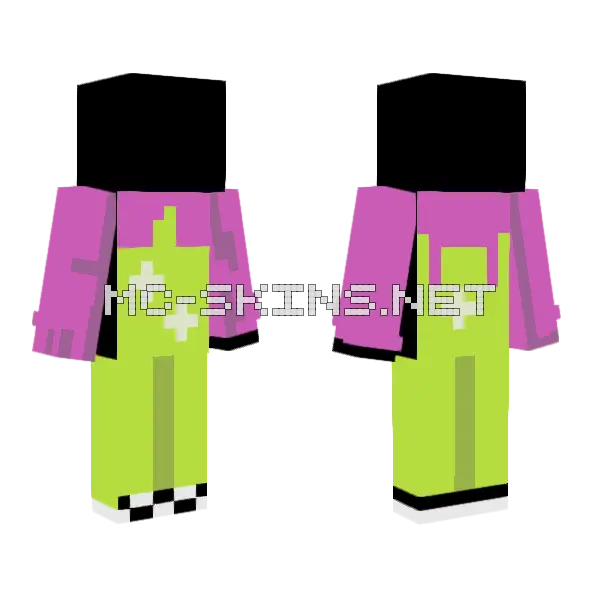 Solemnity Ob Minecraft skin, front and back