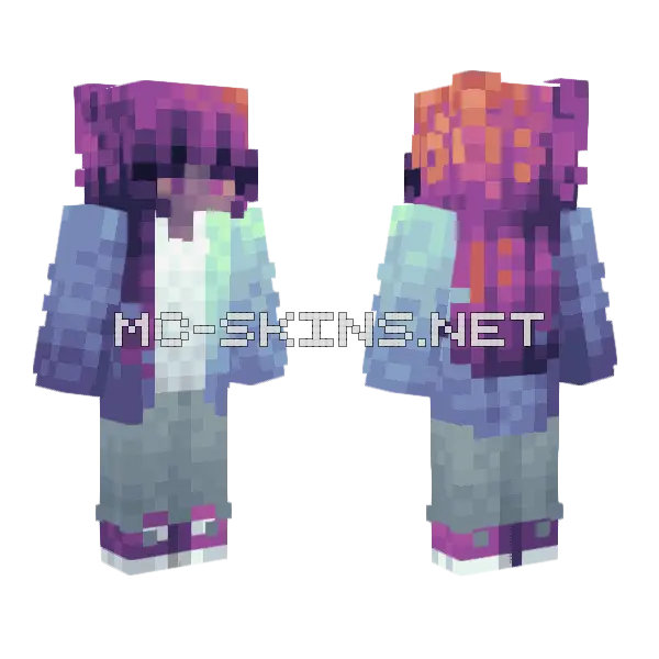 Solis Ce Minecraft skin, front and back