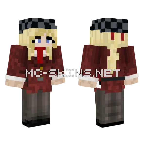 Solixel Skin But Business Minecraft skin, front and back