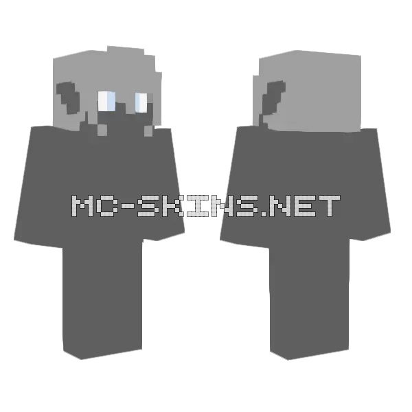 Solomon Grundy Minecraft skin, front and back