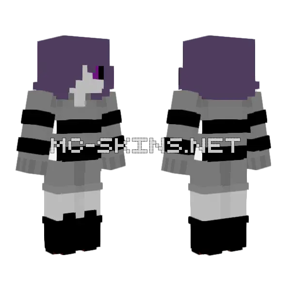 Solver Skin Minecraft skin, front and back