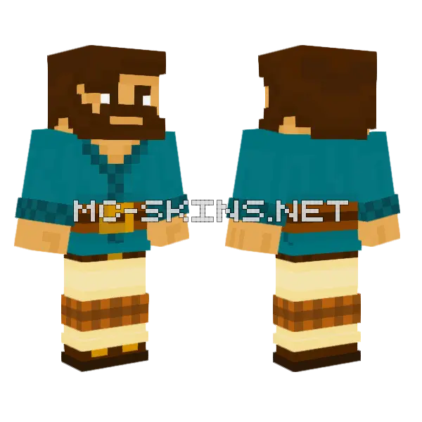 Some New Guy Minecraft skin, front and back