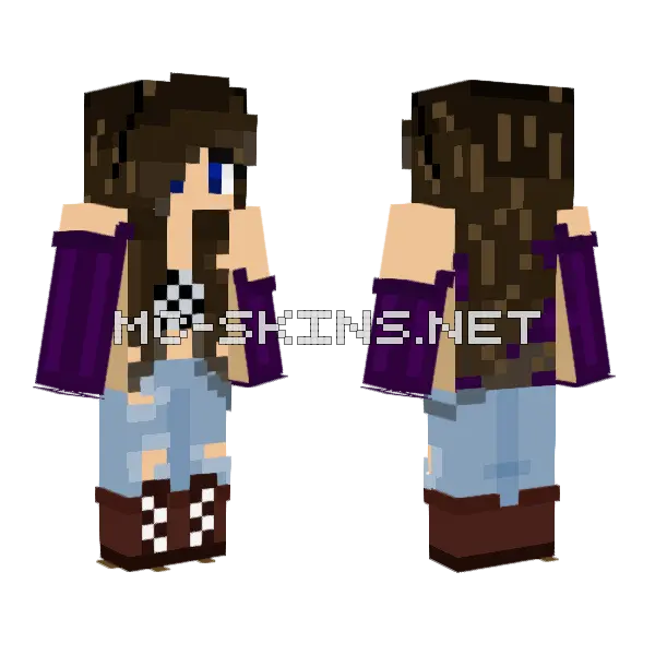 Somebody Give Me Ideas Minecraft skin, front and back