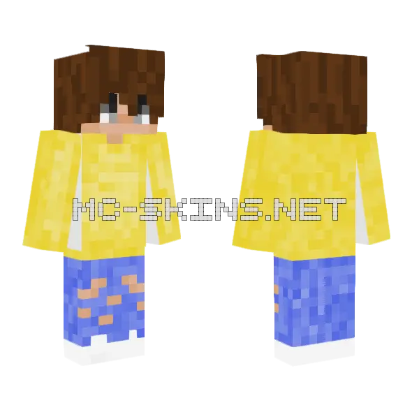 Someone Who Lives In The Ather Minecraft skin, front and back