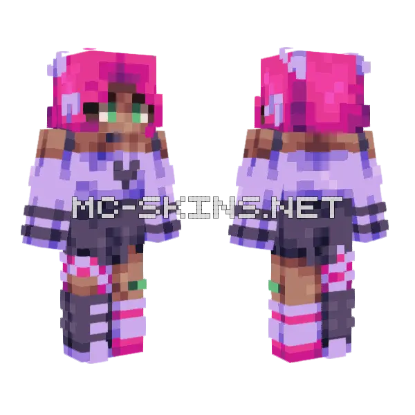 Something Familiar Minecraft skin, front and back