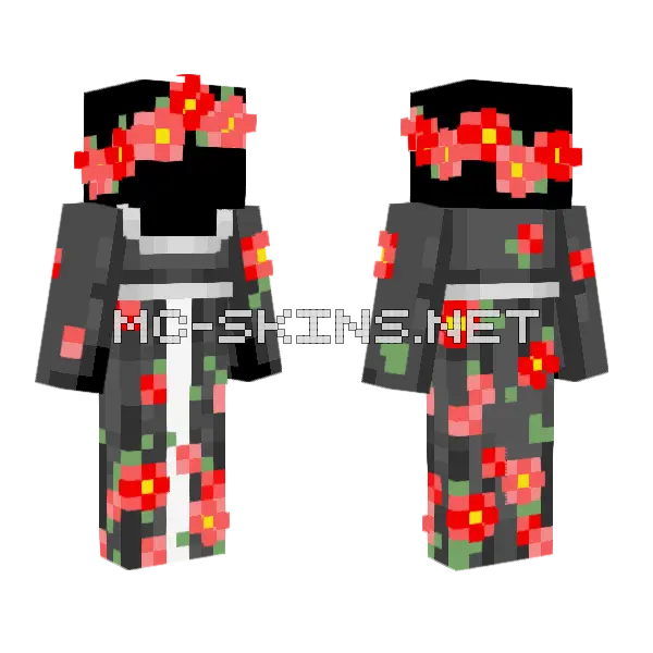 Something For My World 2 Minecraft skin, front and back