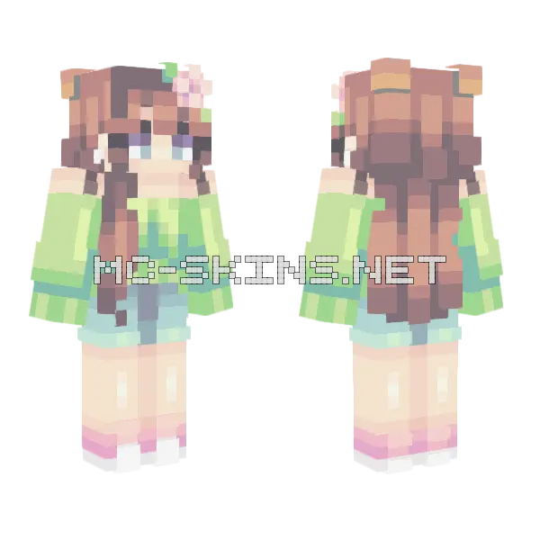 Something Just Like This Minecraft skin, front and back