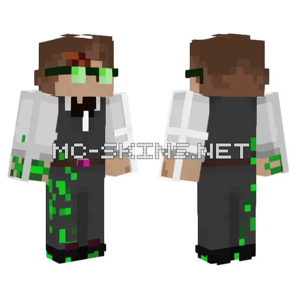 Somethingwentwrong 3 Minecraft skin, front and back