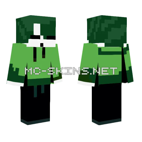 Somran Minecraft skin, front and back