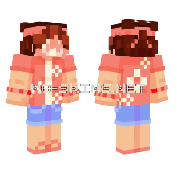 Sona Alt Minecraft skin, front and back