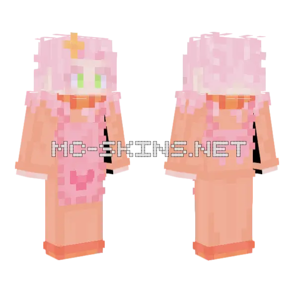 Sona But Better Version Minecraft skin, front and back