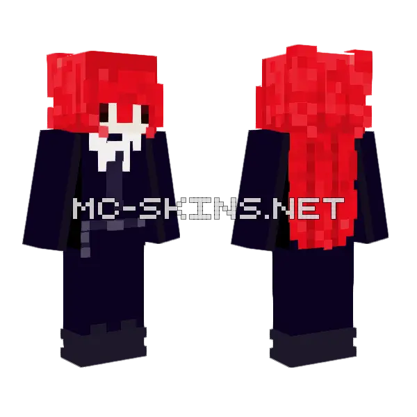 Sona W O Mask Minecraft skin, front and back
