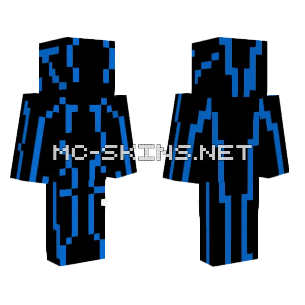 Songs Of War Blue Minecraft skin, front and back