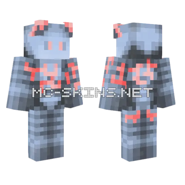 Songs Of War Captain Ria Voltari Minecraft skin, front and back