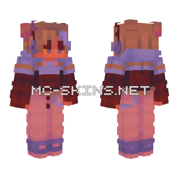 Sonic Wave Minecraft skin, front and back