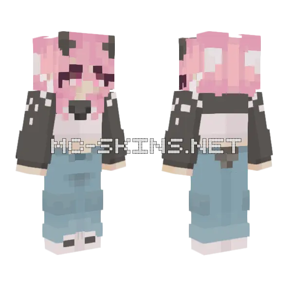 Sophie Vtuber Minecraft skin, front and back