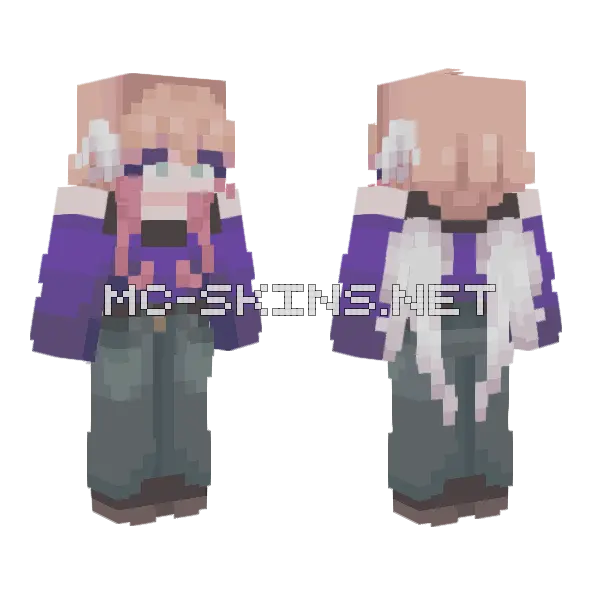 Soropi V3 Minecraft skin, front and back
