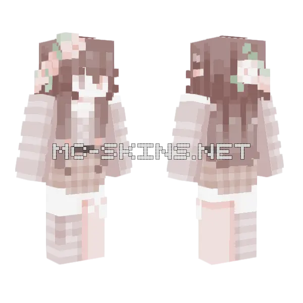 Sorry I Didn't Mean To Hurt You Minecraft skin, front and back