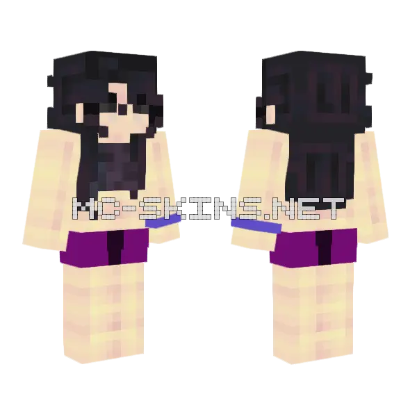 Sorshp Minecraft skin, front and back