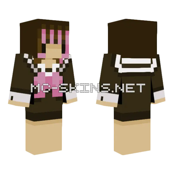 Sorz Girl Minecraft skin, front and back