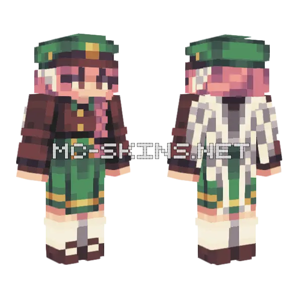 Soulstab SF Minecraft skin, front and back