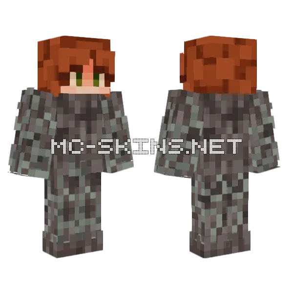Soupforeloise Creaking Minecraft skin, front and back