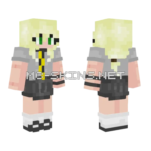 Soupie Earth Bender Minecraft skin, front and back