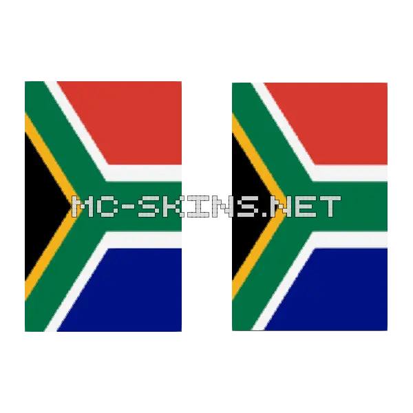 South Africa Flag cape, outside and lining