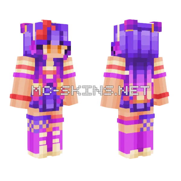 Space Invaders Ce Minecraft skin, front and back
