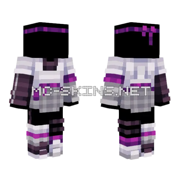 Space Outfit Minecraft skin, front and back