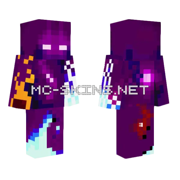 Space Skin Efx Minecraft skin, front and back