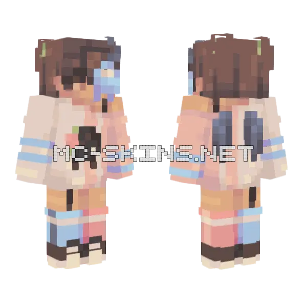 Space Skulls Te 3 Fts Minecraft skin, front and back