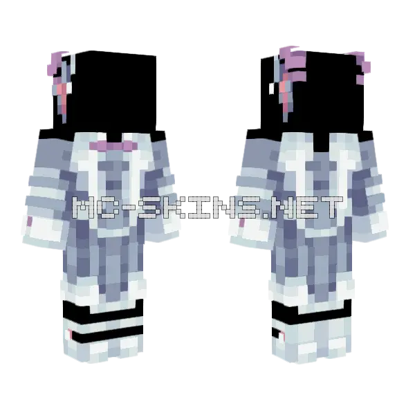 Space Suit Minecraft skin, front and back