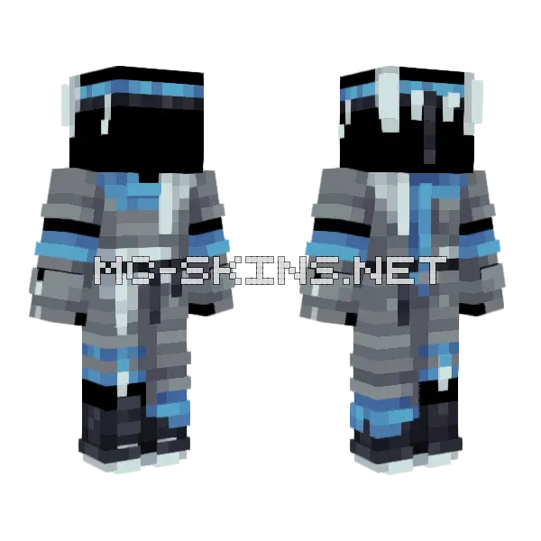 Space Theme Skin Minecraft skin, front and back