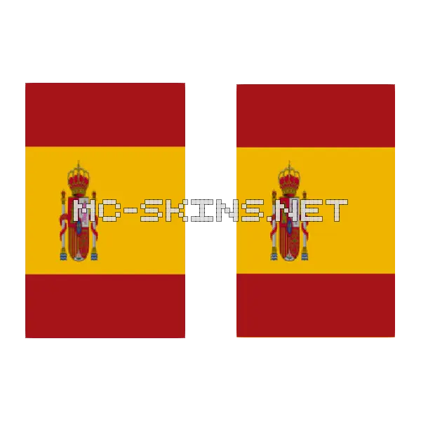 Spain Flag cape, outside and lining