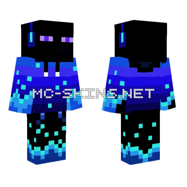 Sparkling Blue Robes, front and back