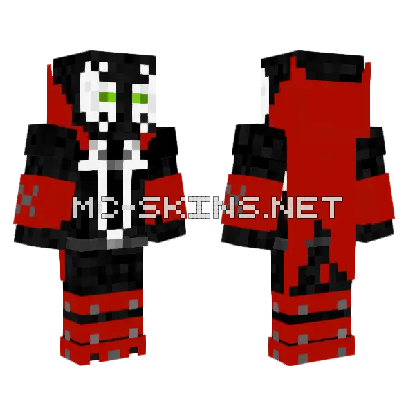 Spawn Minecraft skin, front and back