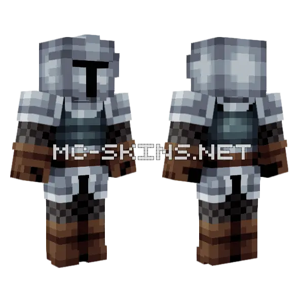 Spawn Guard Minecraft skin, front and back