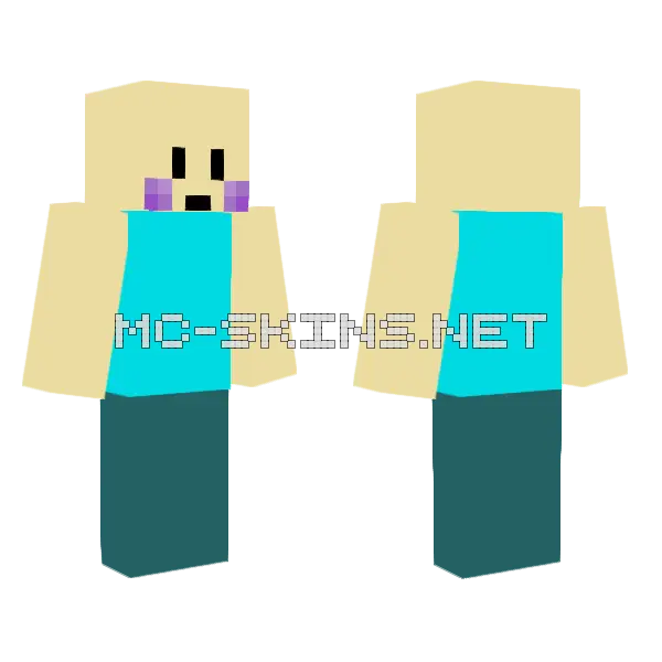 Speedster Power Outage Minecraft skin, front and back