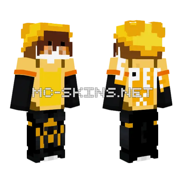 Speex Hoodie Outfit, front and back