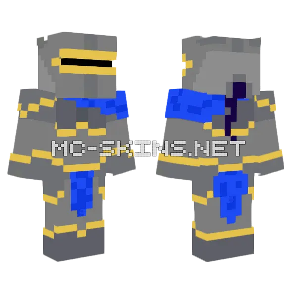 Spell Knightess Lydia Minecraft skin, front and back