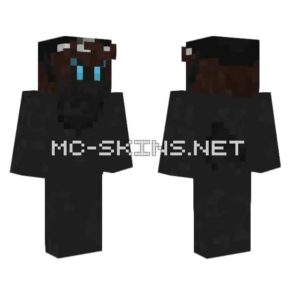 Spider Creator Minecraft skin, front and back