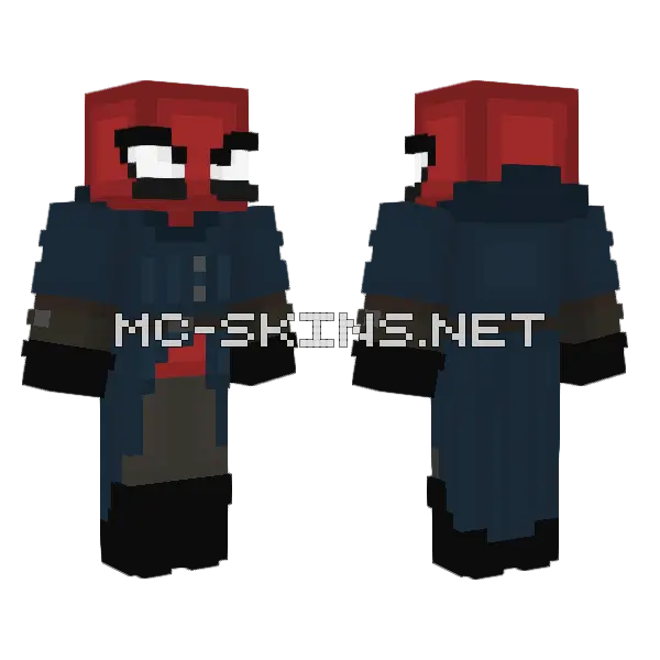 Spider Dan Fantasy Minecraft skin, front and back