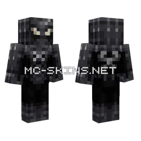 Spider-Man 2007 Black Venom Suit Minecraft skin, front and back