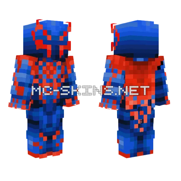 Spider-Man 2099 Suit, front and back